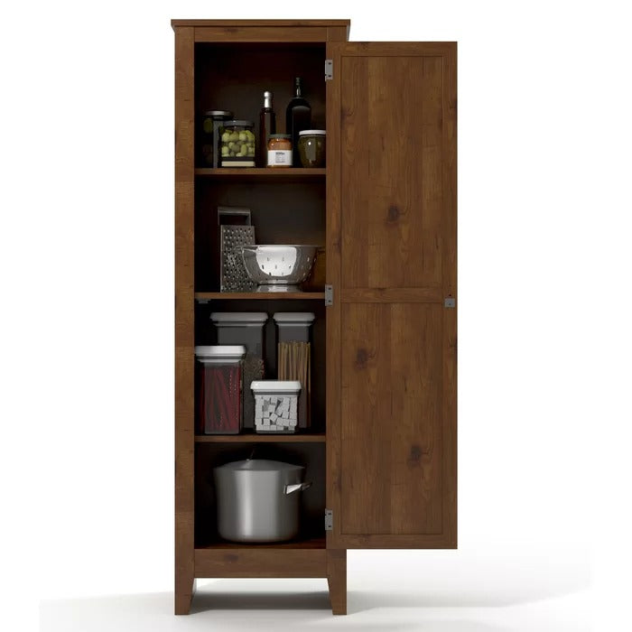 Kitchen Almirah: 60" Wooden Kitchen Pantry