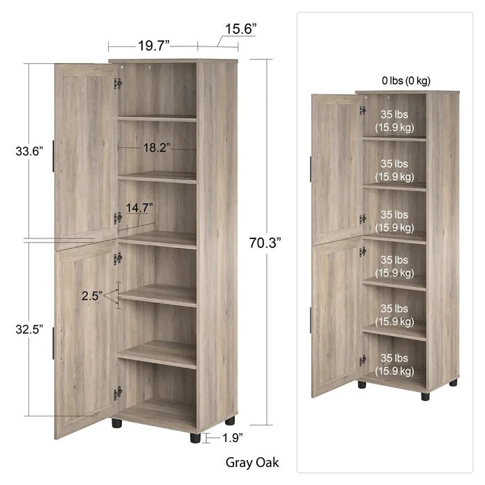 Kitchen Almirah:  70" Door Kitchen Pantry