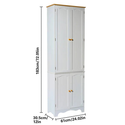 Kitchen Almirah: Manufactured Wood 72" Kitchen Pantry
