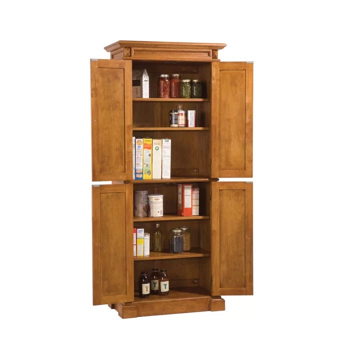 Kitchen Almirah: Solid Wood 72" Kitchen Almirah