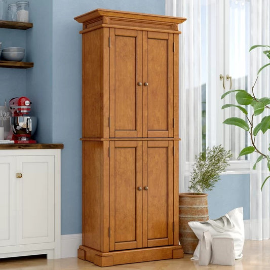 Kitchen Almirah: Solid Wood 72" Kitchen Almirah