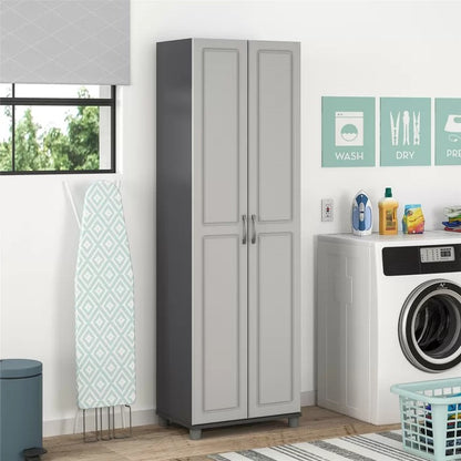 Kitchen Almirah: Two Door White Almirah