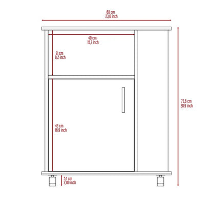 Kitchen Cabinet: 29" Kitchen Pantry With Wheels
