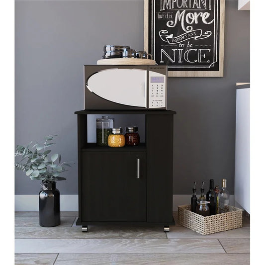 Kitchen Cabinet: 29" Kitchen Pantry With Wheels