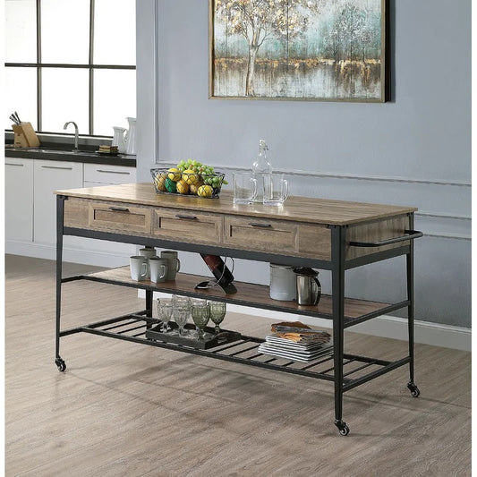 Kitchen Cupboard: 33" Black Finish Kitchen Cabinet And Pantry