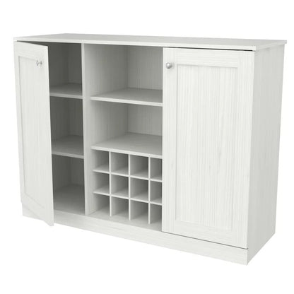 Kitchen Cabinet: 35" Kitchen Pantry And Hutch Cabinet