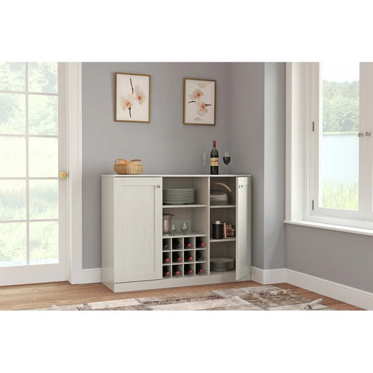 Kitchen Cabinet: 35" Kitchen Pantry And Hutch Cabinet