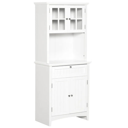 Kitchen Cupboard : DEN 63" Kitchen Cabinet And Pantry
