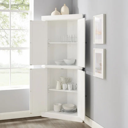 Kitchen Cabinet: Long 72" Kitchen Hutch And Cabinet