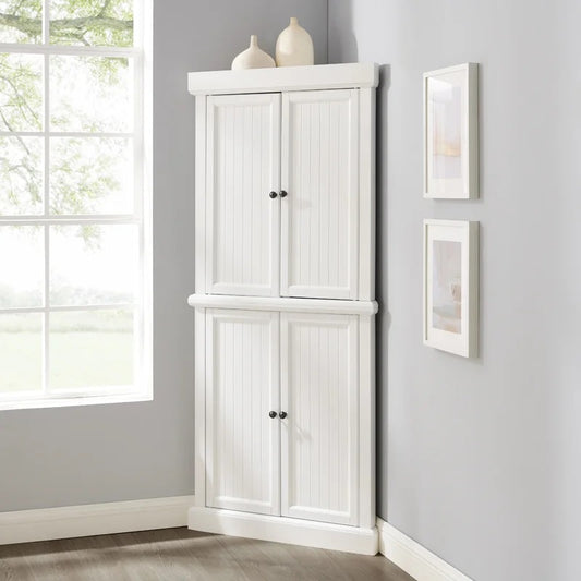 Kitchen Cabinet: Long 72" Kitchen Hutch And Cabinet