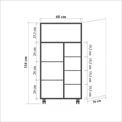 Kitchen Cabinet: Modern Design 46" Kitchen Pantry