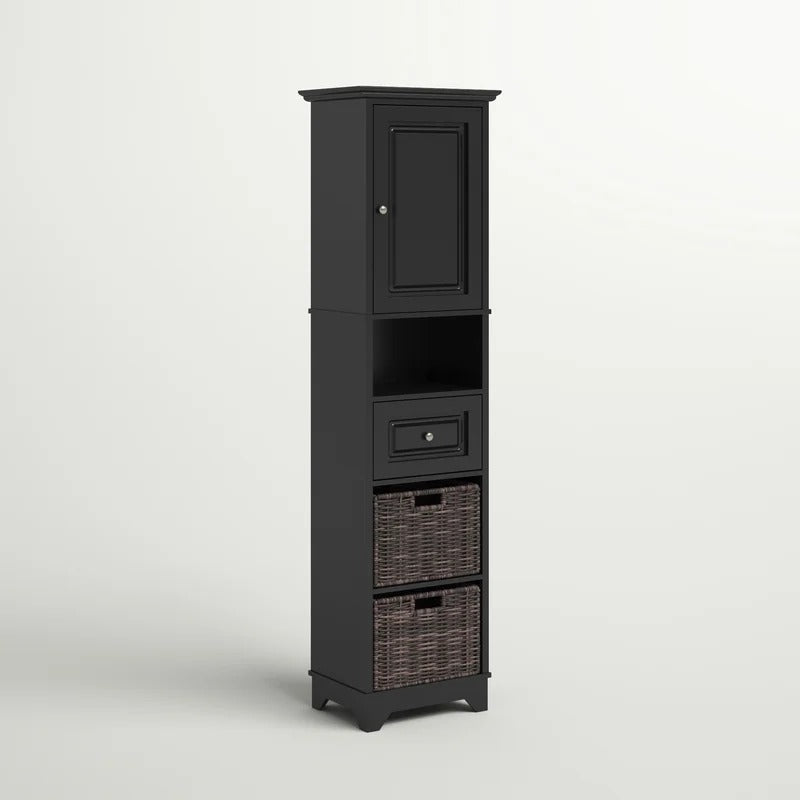 Kitchen Cupboard: Tall Cabinet With Baskets