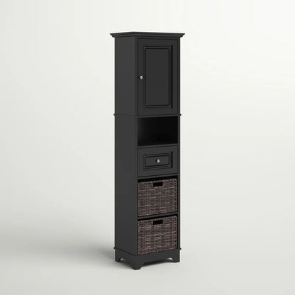 Kitchen Cupboard: Tall Cabinet With Baskets