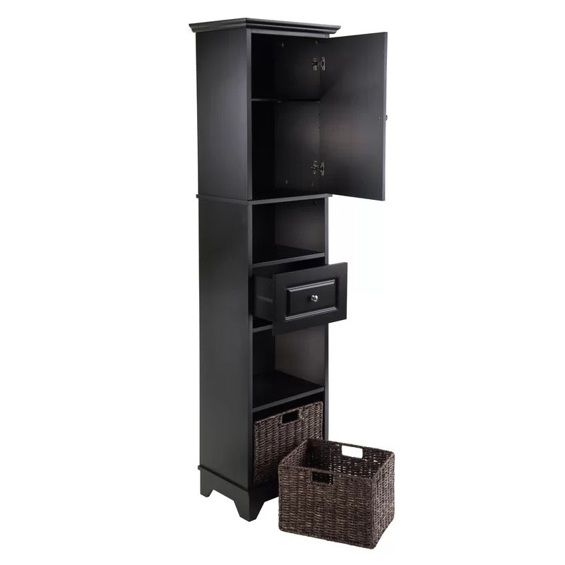 Kitchen Cupboard: Tall Cabinet With Baskets