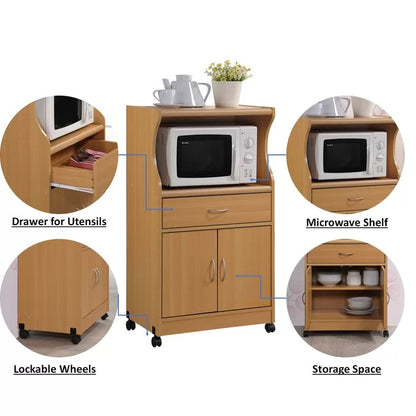 Kitchen Island: 23.6'' Wide Rolling Kitchen Island Table