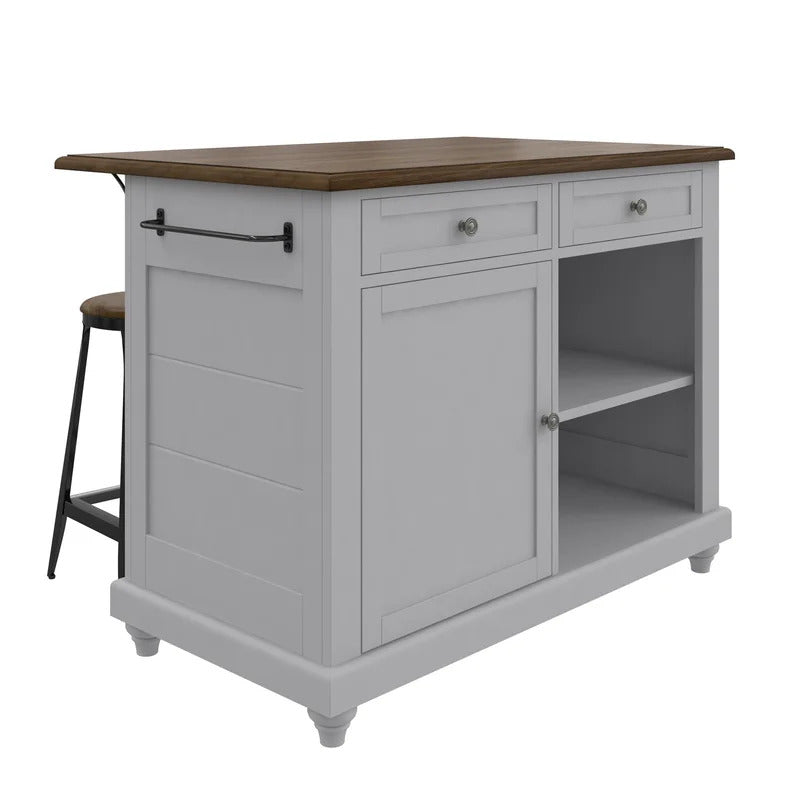 Kitchen Island: 48'' Kitchen Island Set