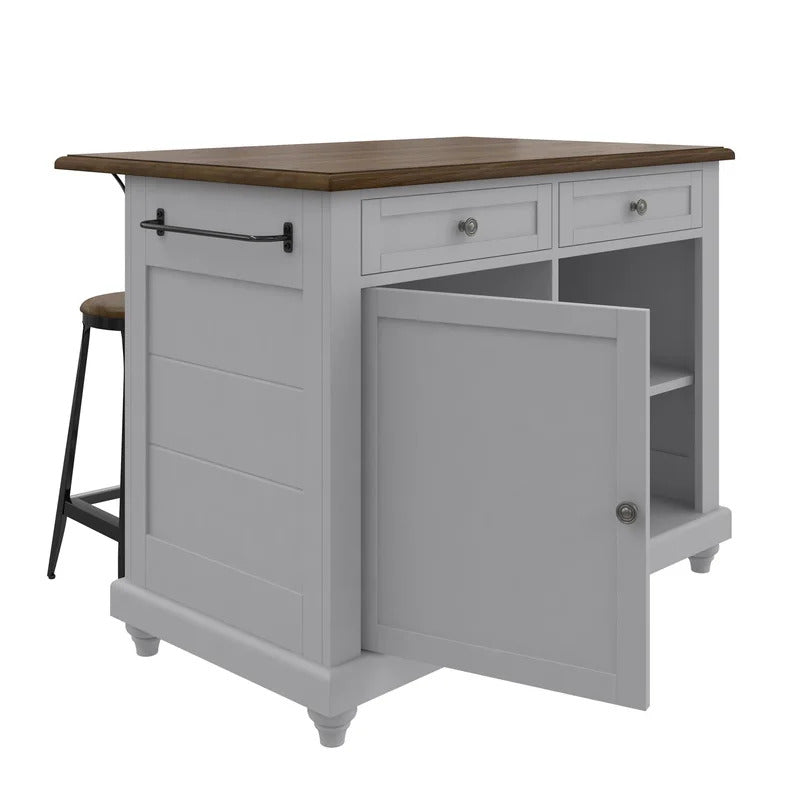 Kitchen Island: 48'' Kitchen Island Set