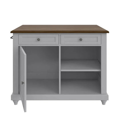 Kitchen Island: 48'' Kitchen Island Set