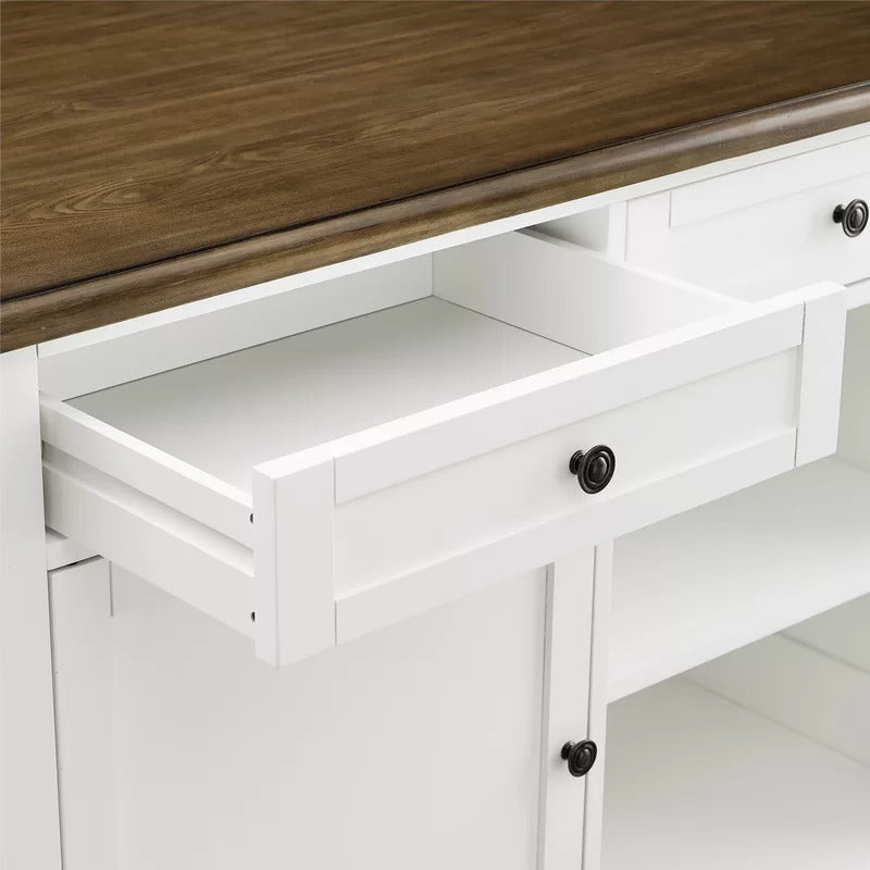 Kitchen Island: 48'' Kitchen Island Set