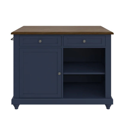 Kitchen Island: 48'' Kitchen Island Set