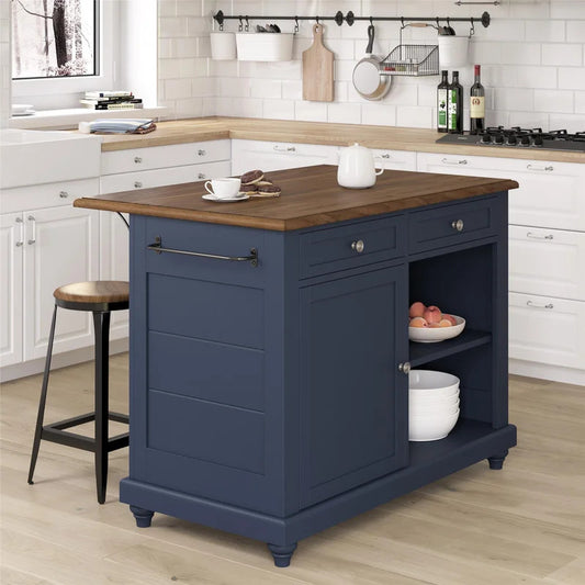 Kitchen Island: 48'' Kitchen Island Set