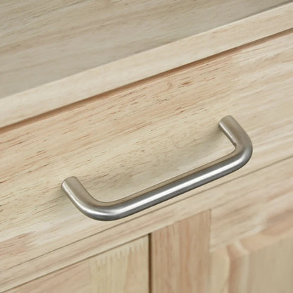 Kitchen Island: 50.75'' Kitchen Island with Locking Wheels