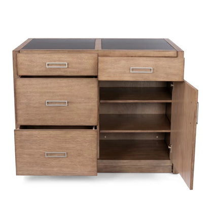 Kitchen Island: 7'' Kitchen Island with Solid Wood Top
