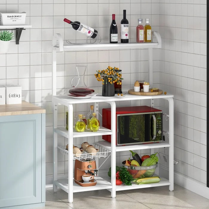 Kitchen Island Table: 35.4'' Wide Kitchen Cart