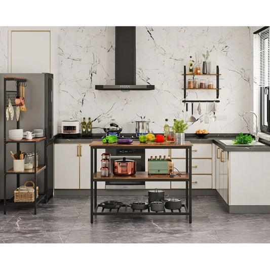 Kitchen Island Table: 47.2'' Wide Kitchen Island