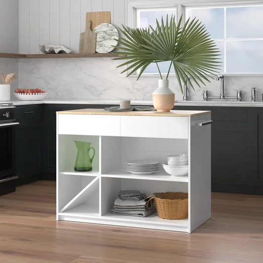 Kitchen Island Table: 47.5'' Wide Kitchen Island