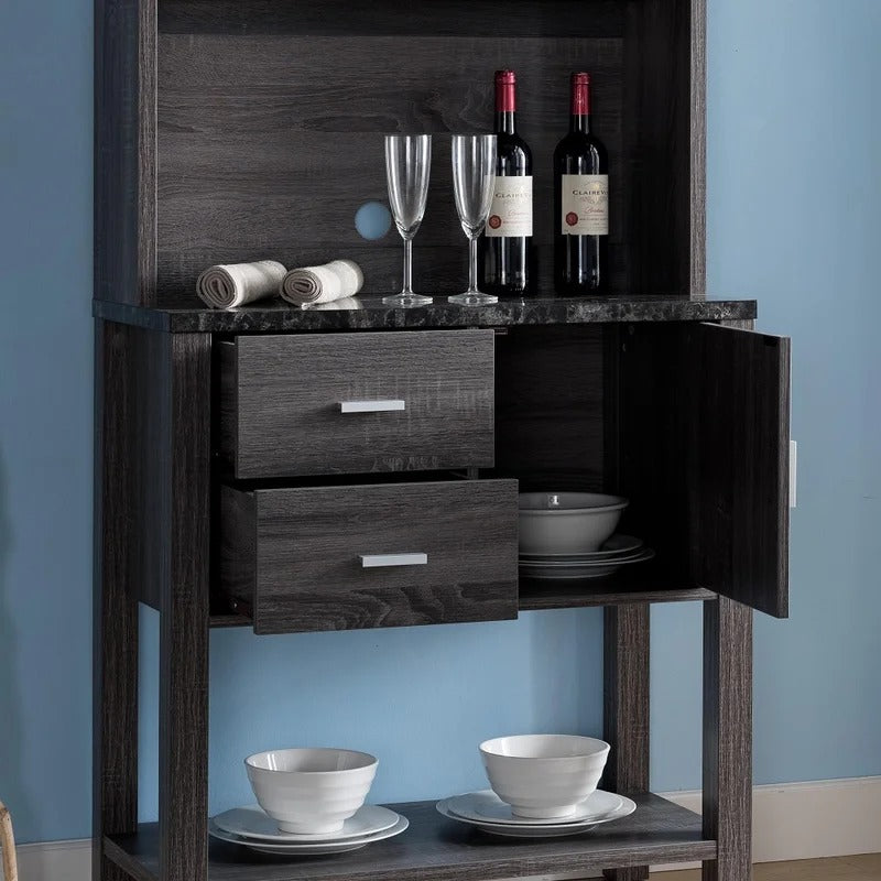 Kitchen Racks 31.25'' Wood Standard Kitchen Racks