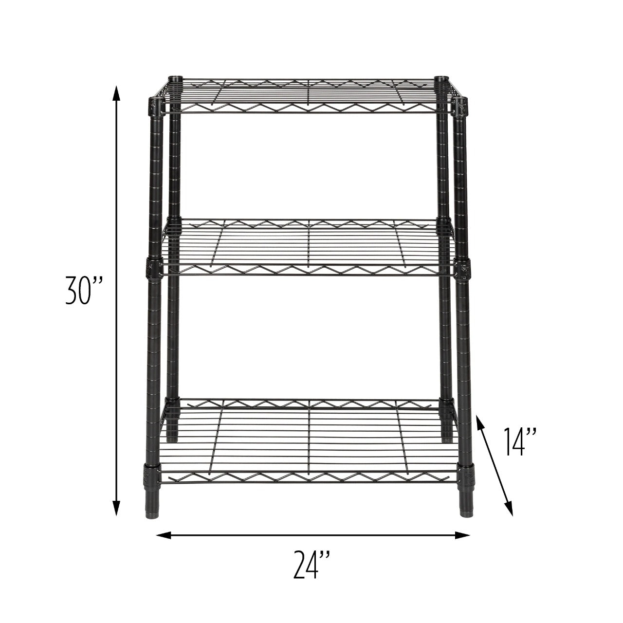 Kitchen Racks Wanston 30 H x 24 W x 14 D Shelving Unit