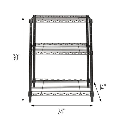 Kitchen Racks Wanston 30 H x 24 W x 14 D Shelving Unit