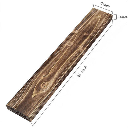Kitchen Shelves : 2 Piece Pine Solid Wood Floating Shelf (Set of 2)