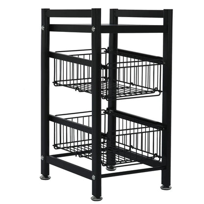 Kitchen Racks: Gellan 24" H x 15" W x 11.8" D Kitchen Storage Rack