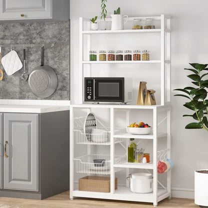 Kitchen Racks: Jeyufo 62.99" H x 31.5" W x 15.75" D Storage Rack