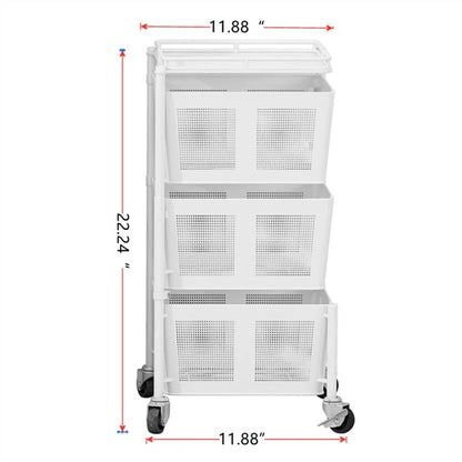 Kitchen Racks: Kamito 22.24" H x 11.88" W x 11.88" D Storage Rack