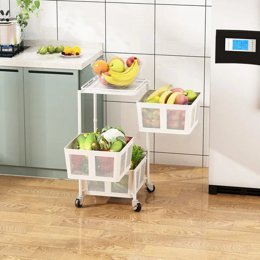 Kitchen Racks: Kamito 22.24" H x 11.88" W x 11.88" D Storage Rack