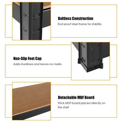 Kitchen Shelves: Kyworm 72" H x 36" W x 16" D Shelving Unit