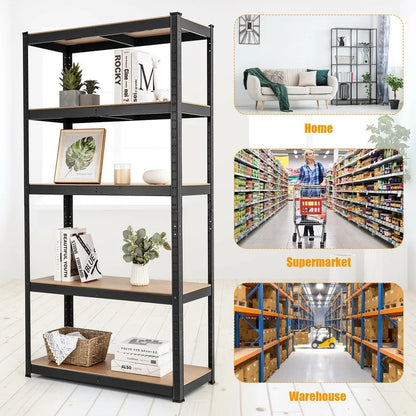 Kitchen Shelves: Kyworm 72" H x 36" W x 16" D Shelving Unit