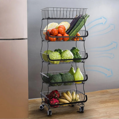 Kitchen Racks: Latopen 39.76" H x 16.14" W x 11.41" D Storage Rack