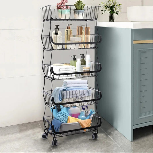 Kitchen Racks: Latopen 39.76" H x 16.14" W x 11.41" D Storage Rack