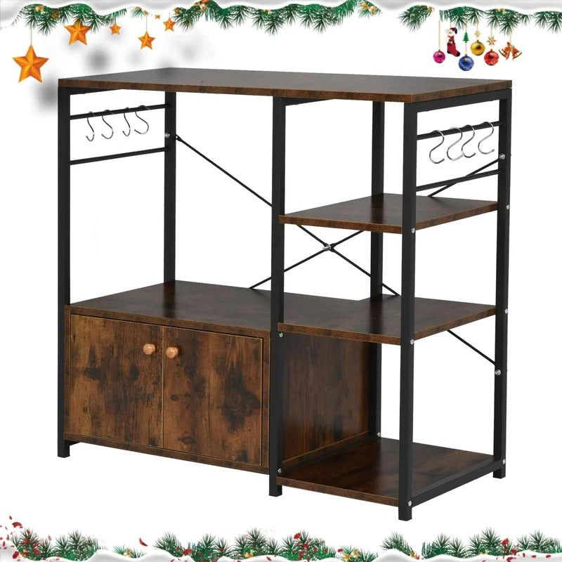 Kitchen Racks: Omiker 33.5" H x 35.4" W x 15.7" D Kitchen Baker’s Rack