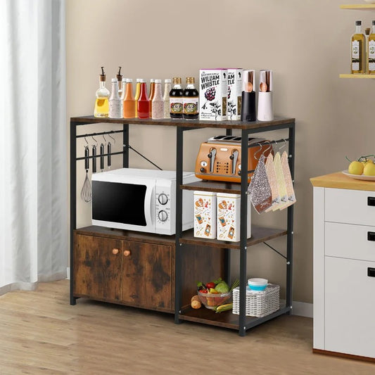 Kitchen Racks: Omiker 33.5" H x 35.4" W x 15.7" D Kitchen Baker’s Rack