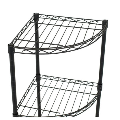 Kitchen Shelves: Omivel 32" H x 14" W x 14" D Corner Wire Shelving