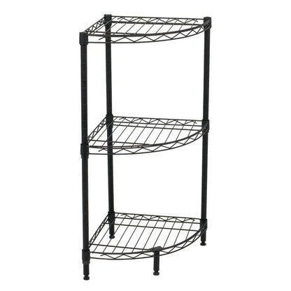 Kitchen Shelves: Omivel 32" H x 14" W x 14" D Corner Wire Shelving