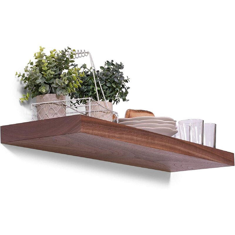 Kitchen Shelves: Solid Walnut kitchen Shelves