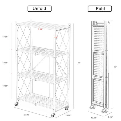 Kitchen Racks: Terifin 50" x 27.95" x 13.58" Storage Rack