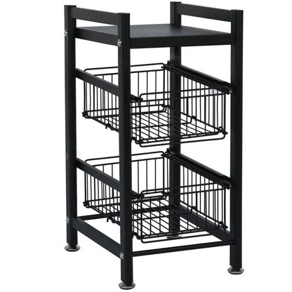 Kitchen Shelves: Xoimyo 24" H x 11.8" W 14.96" D Storage Rack