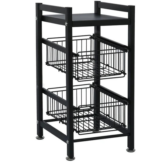 Kitchen Shelves: Xoimyo 24" H x 11.8" W 14.96" D Storage Rack